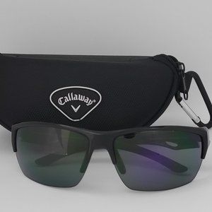 Callaway Golf Sunglasses Sundance Black Frame Multicolor Mirror Tint